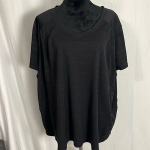 Xersion (4x) black work out top, V-neck